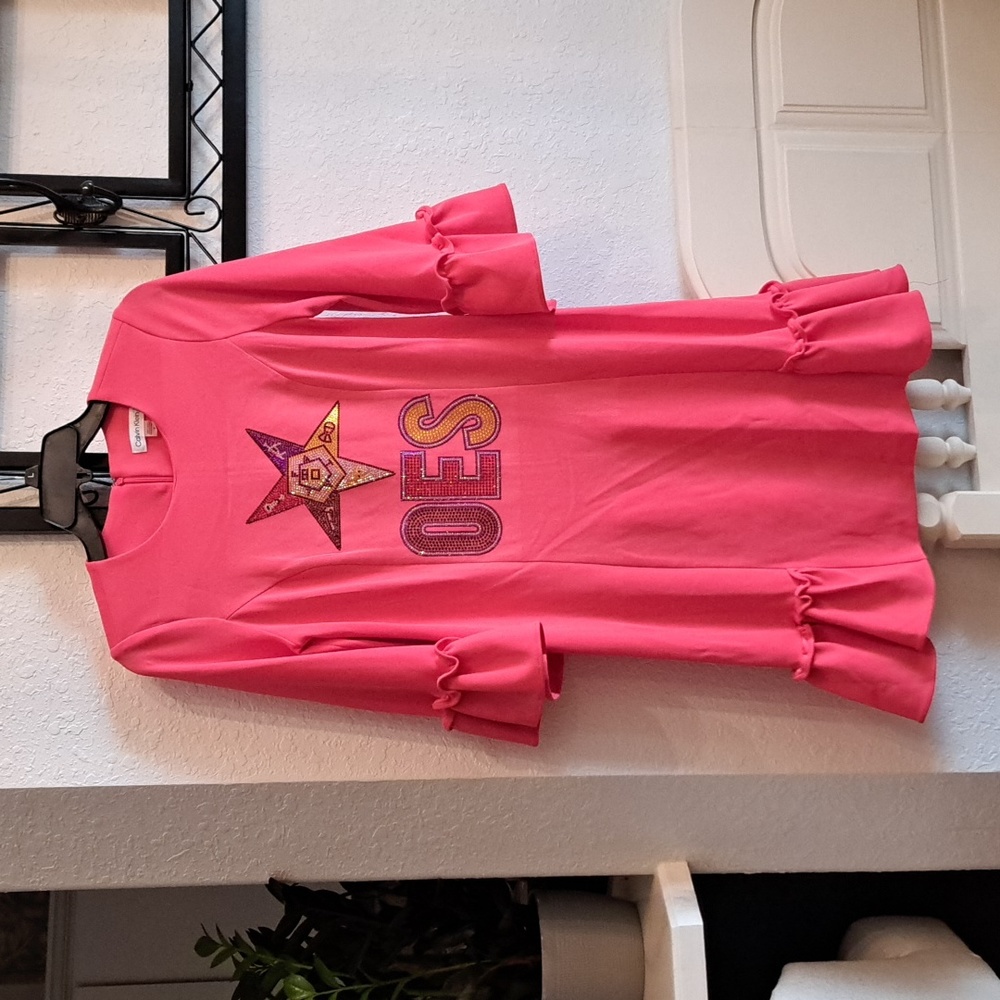 OES Eastern Star Pink Calvin Klein dress size 4